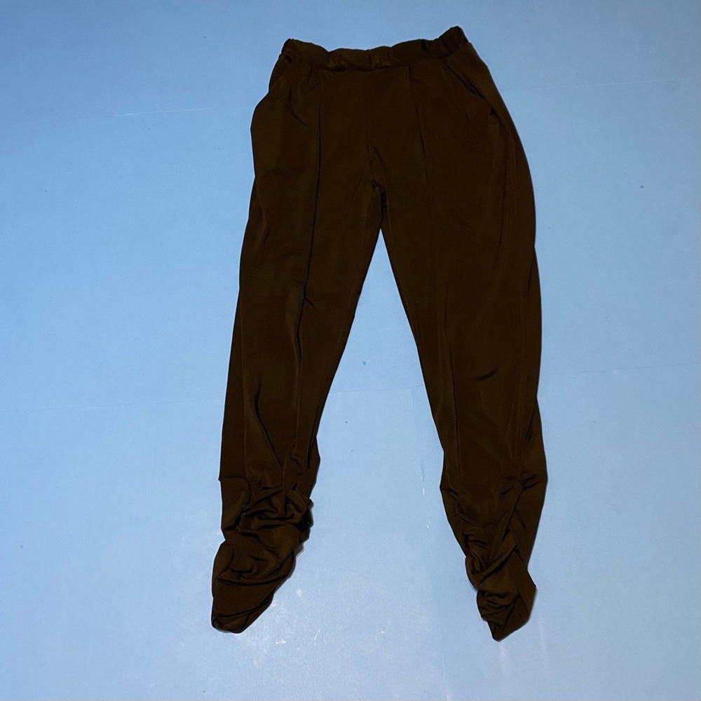 Essentials by ABS black joggers size small petite.